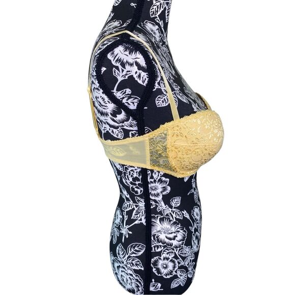 Soft Sensations Lace Padded Push Up Bra 36C Boost Sexy Coquette Intimates - Picture 4 of 9